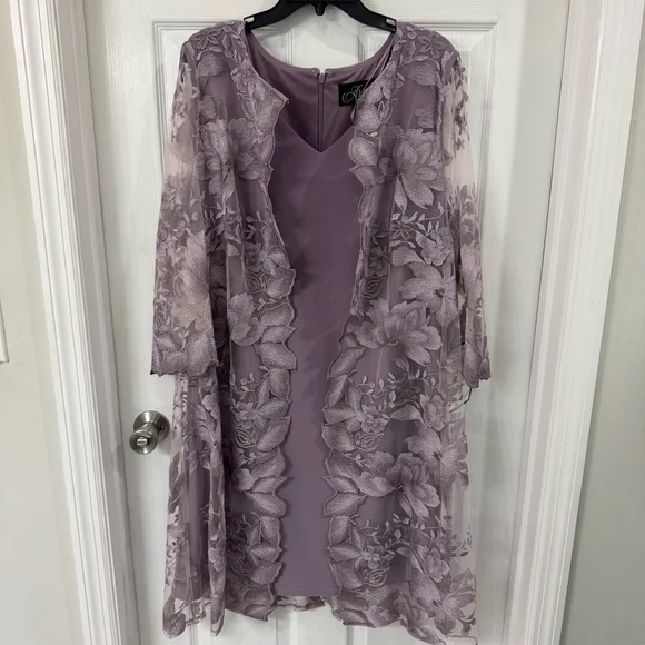 Alex Evenings | Dresses | Alex Evenings Womens Dress Size 6 Purple Floral |  Poshmark